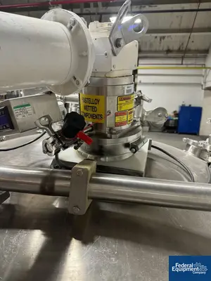 USED Precision 1,200 Liter Precision Stainless Reactor, Hastelloy C276, 45/150#