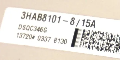 NEW ABB 3HAB8101-8/15A DSQC346G ROBOT SERVO DRIVE 3HAB81018/15A