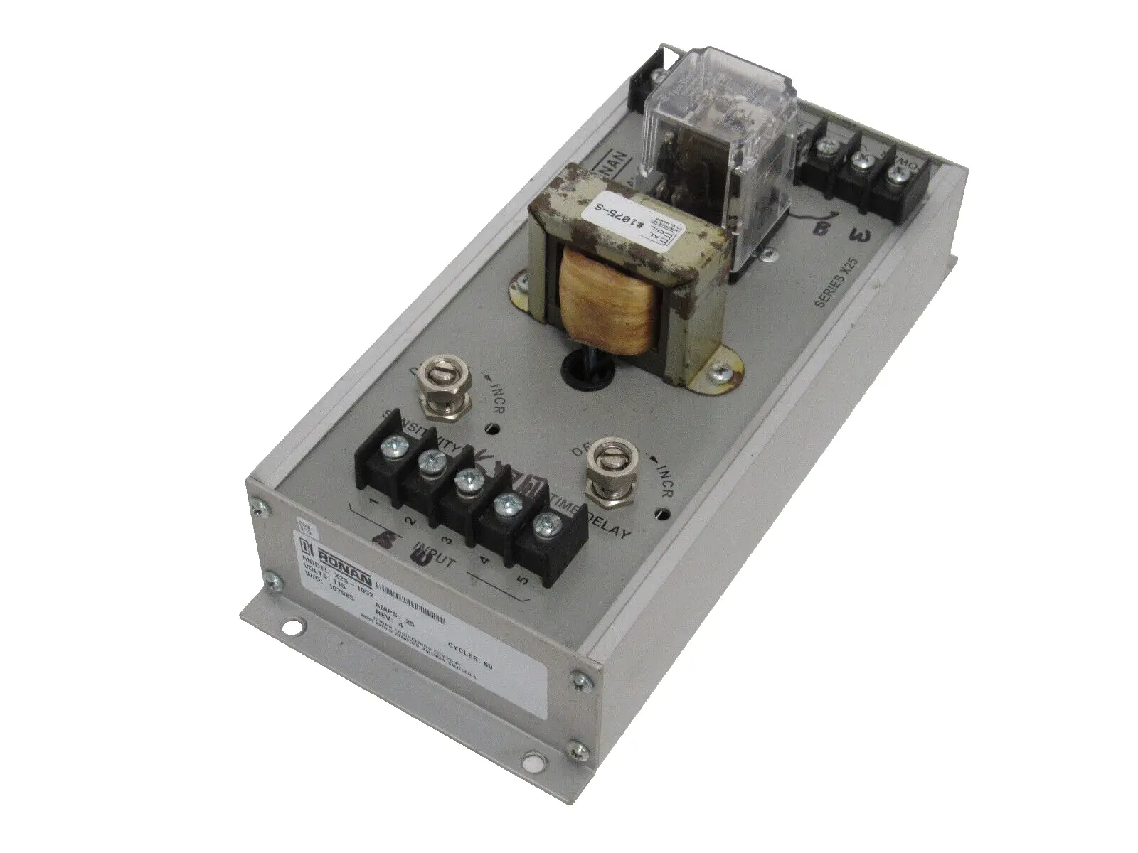 USED RONAN X25-1002 MOTION DETECTOR AMPLIFIER X251002