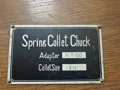 USED SPRING COLLET CAT 50 CHUCK WITH COLLETS