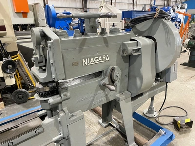 Niagara Flanging Machine 6 ft x 10 gauge