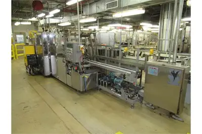 Douglas case packer with controls and magazine