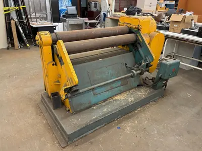 48" x 5/16" WYSONG MODEL #D-48 POWERED PLATE BENDING ROLL: YOBRO #24998