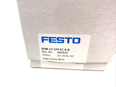 New | in-Stock Festo Semi-Rotary Drive Actuator, Dbl-Acting, 547572 Rotary Actuators Michigan US | Maverick Industrial Sales #1418212