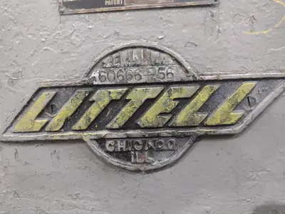 4,000 LBS X 18" LITTELL MODEL #CC40 COIL CRADLE STRAIGHTENER: YOBRO #24883