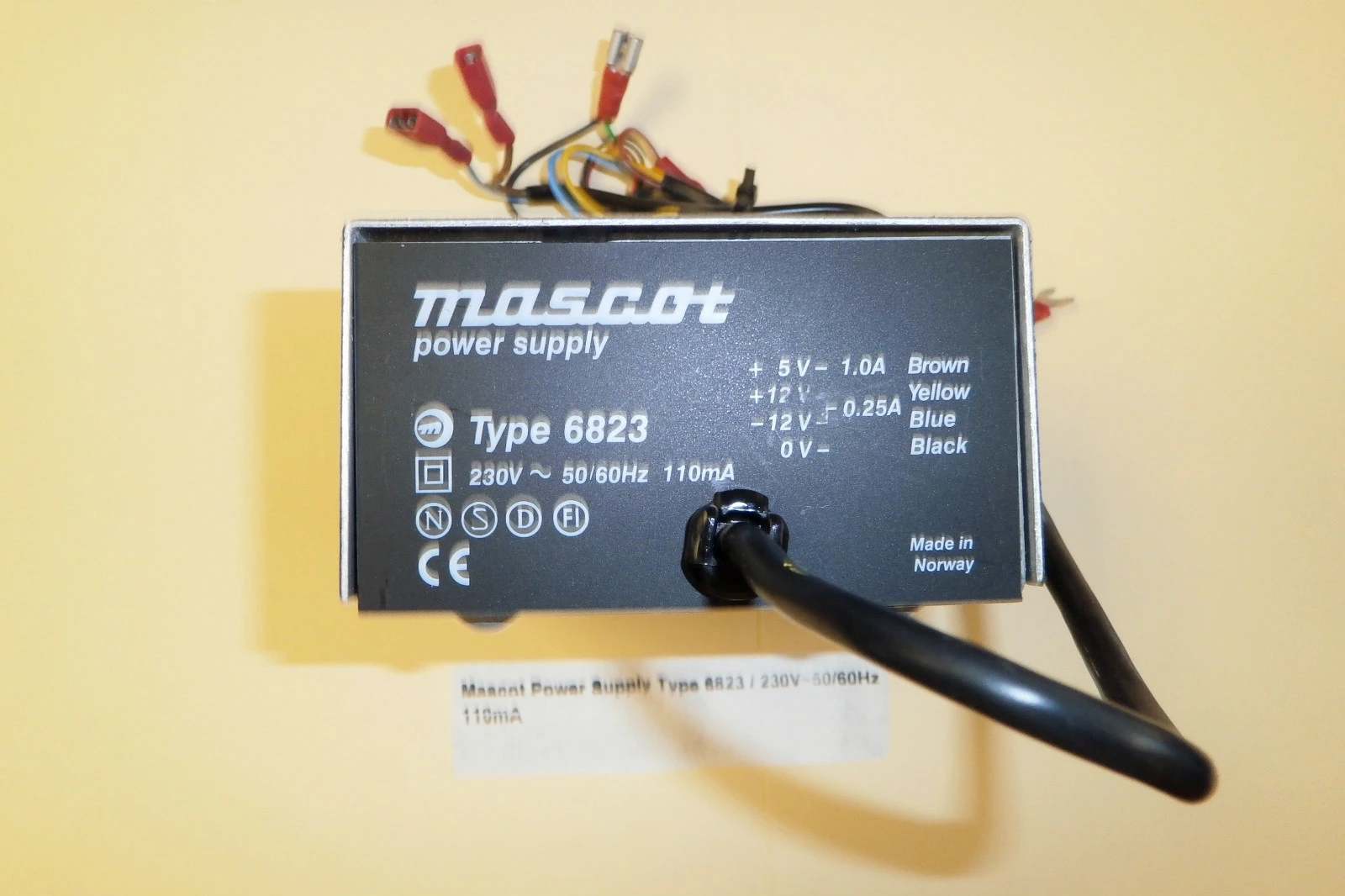 USED Mascot Type 6823 / 230V~50/60Hz 110mA