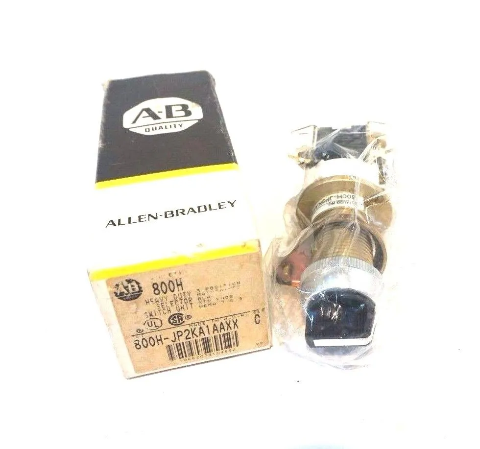 NEW ALLEN BRADLEY 800H-JP2KA1AAXX SELECTOR SWITCH SER.C 800HJP2KA1AAXX