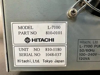 Hitachi L-7100 MPN 810-0101 / UNIT 810-1180 (9.5.4/5)