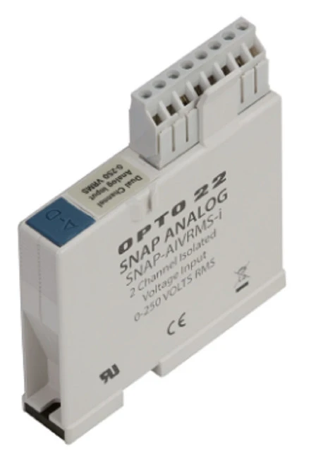 Opto 22 SNAP-AIVRMS-i SNAP Isolated 2-Ch 0-250 V RMS AC/DC Analog Input Module [New]