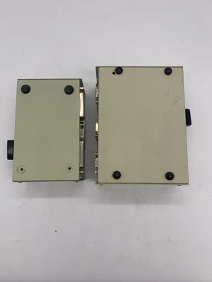 (1) 3 Port Data Transfer Switch and  (1) 9 port Data Transfer Switch