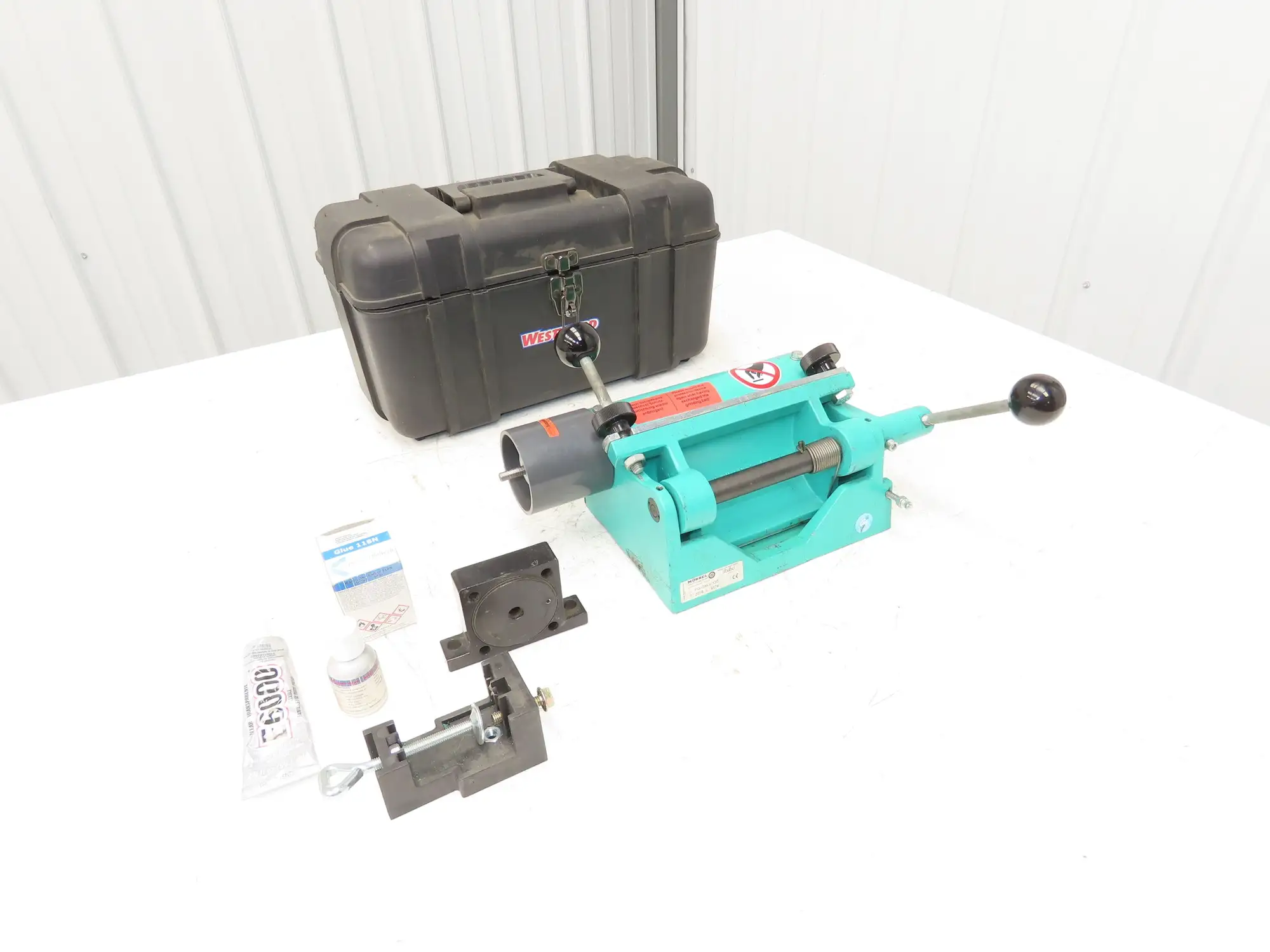Mussel PG-GM-V/130 Belt Skiver Grinding Tool 6"W Belt Splicer Benchtop Sander