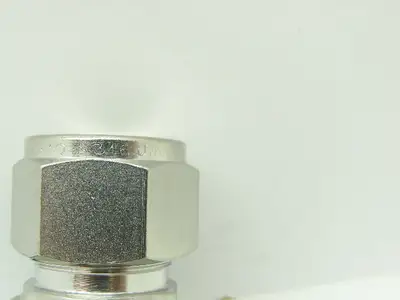 Parker Stainless 90° Male Elbow Compression Fitting  5/8" Tube 3/8" NPT Lot of 3