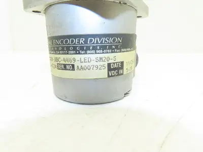 BEI Industrial H25D-SS-1000-ABC-4469-LED-SM20-S Rotary Encoder 3/8" Shaft