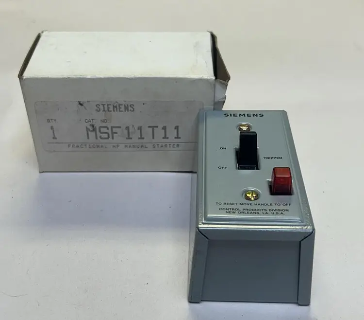 New | in-Stock SIEMENS MSF11T11 Starters | Surplus Asset Holdings #1205138