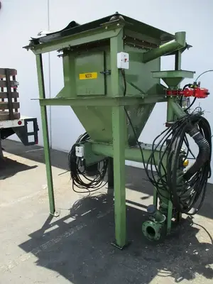 Tascol Industrial Hopper Feeder w/ Auger Feed - Vibration - Automatic Valves