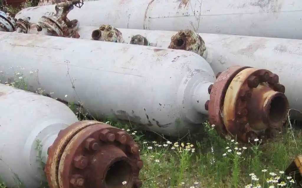400 gal horizontal carbon steel pressure vessel