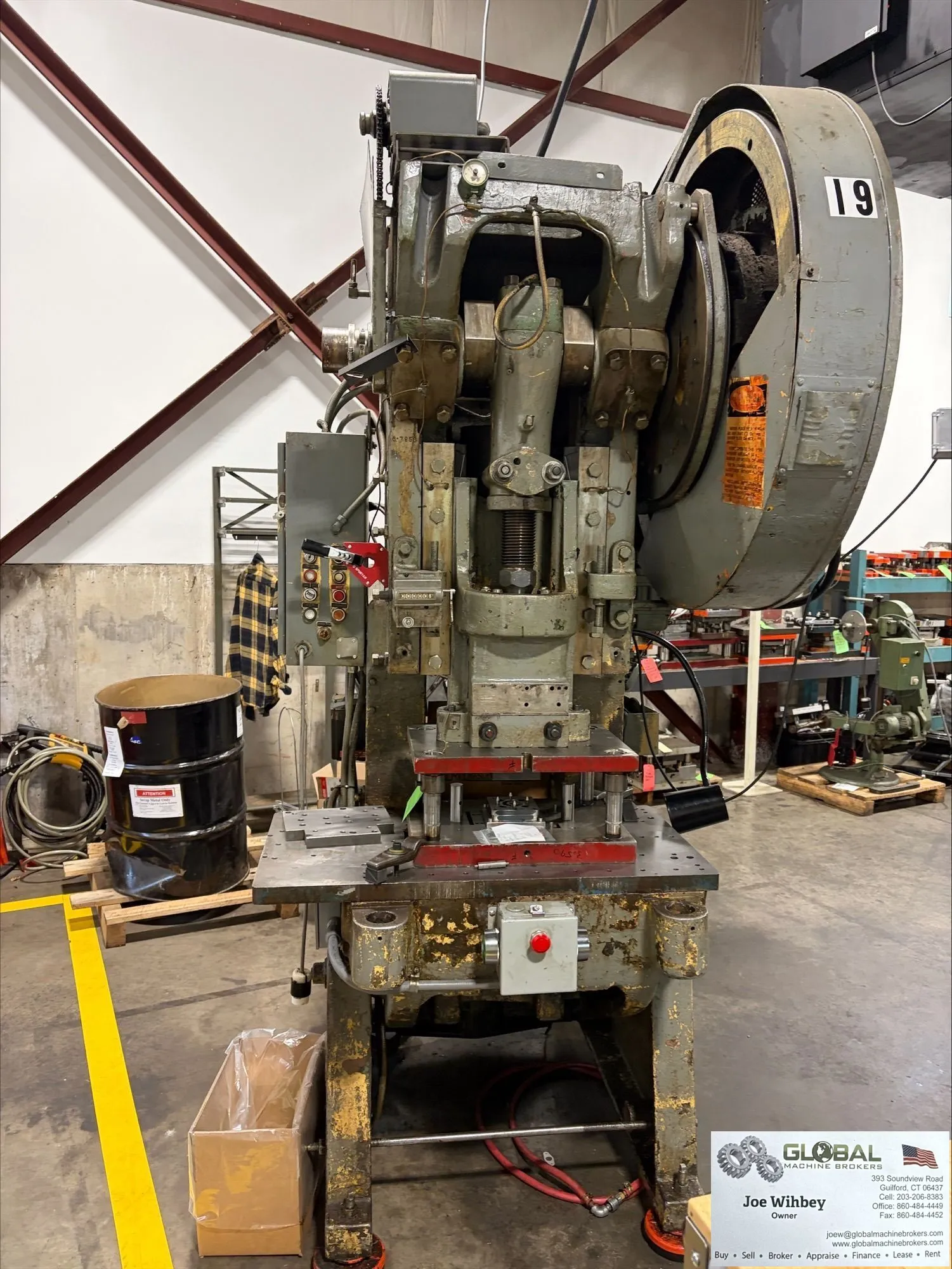 MINSTER NO 6 OBI Stamping Press w 3" Stroke Good Controls