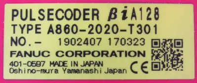 NEW FANUC A06B-0077-B103 SERVO MOTOR A860-2020-T301 A06B0077B103