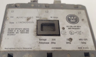 USED WESTINGHOUSE A200M3CAC