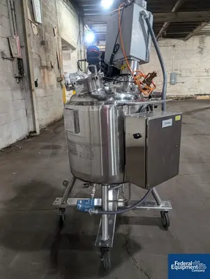 USED Bulling Metal Works 125 Liter Bulling Metal Works Reactor, 316L S/S, 45/75#