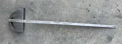 Unknown 7" Miter Gauge Head & 34" x 3/4" Bar   (101886)