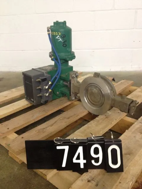 Fisher type 8550 Butterfly Valve size 6"