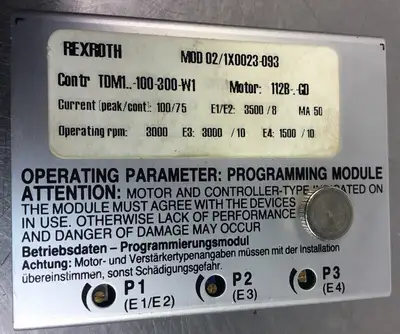 USED Indramat Rexroth Programming Module