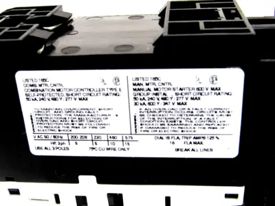 NEW SIEMENS 3RA1120-4AA25-0BB4 STARTER COMBINATION 3RA11204AA250BB4