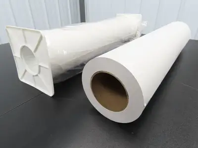 7139242 Light Weight Thermal Printing Paper 24" x 500' x3" Core 1 Ply Lot of 2