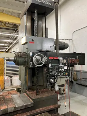 1985 KURAKI KBT-1105DX Boring Mills, Horizontal, Table Type, CNC | Star Equipment Co., Inc. (3)