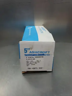 ASHCROFT 50 EI 60R 090 50/450C 5" Bimetal Thermometer. 6D-23
