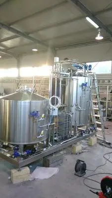 NS Letina 3.5 bbl Steam Combi Brewhouse
