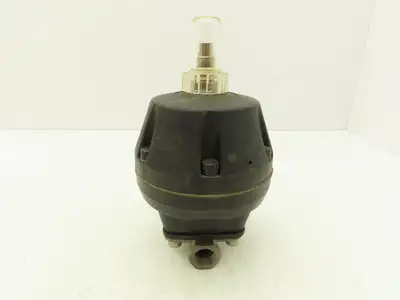 GEMU 695/15/D 13714-1 Pneumatic Operated Diaphragm Valve 1/2" NPT Pilot 1/8" NPT