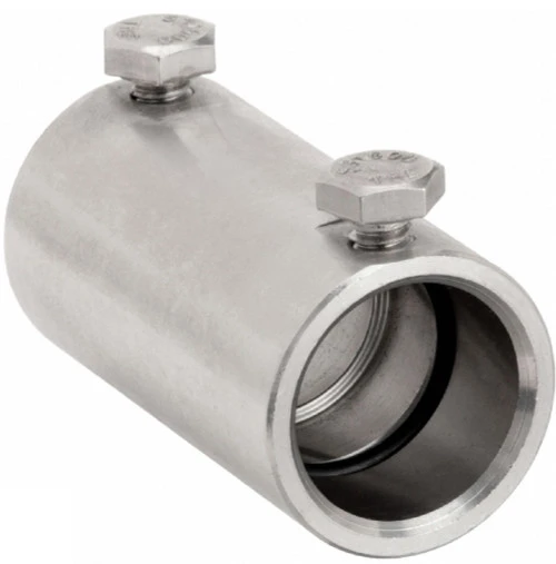 Calbrite S20500CCSS EMT Set Screw Coupling, 1/2 in, 316 Stainless Steel 316SS [New]