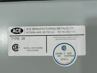 USED ACE MANUFACTURING TYPE 3R