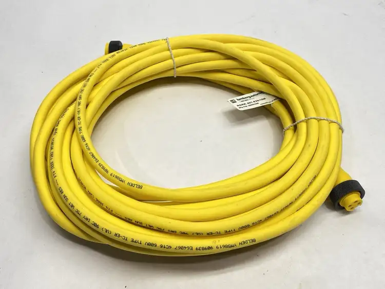 Used LUMBERG POWER CONNECTOR DOUBLE ENDED 7/8" M/F 4-PIN 500003296 Connector Accessories | Maverick Industrial Sales #1101451