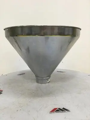 USED METAL FABRICATOR HOPPER