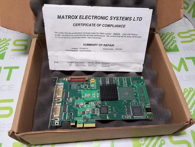 Used MATROX 63039621344 Circuit Boards Florida US | SMT Resource #484365