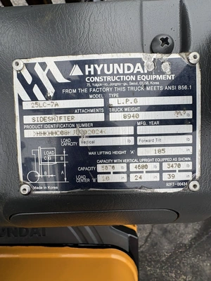 USED 2024 HYUNDAI 25LC-7A