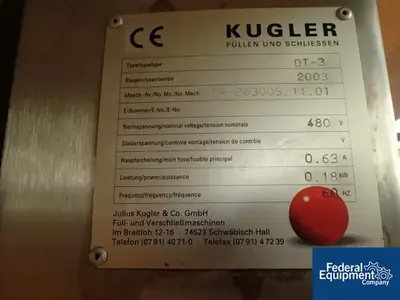 USED Kugler Kugler Monoblock Volumetric Filling Line, Model Flexofill