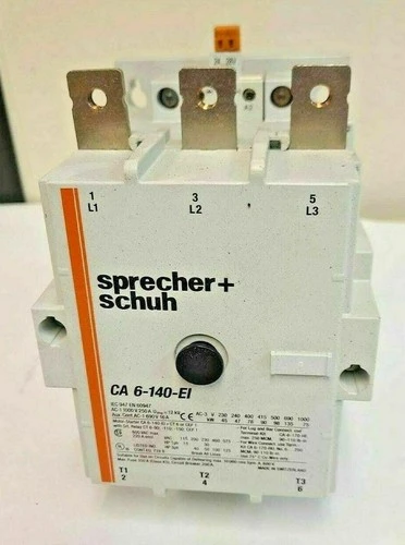 Sprecher + Schuh CA6 Contactor Breaker & Control Supply CA6-140-EL CA 6-P