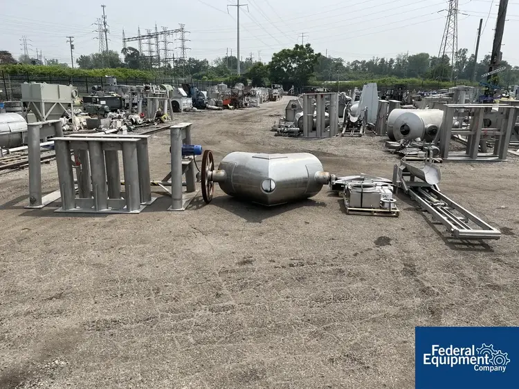 Used Patterson-Kelley 50 cu ft Patterson Kelley Twin Shell Blender Agitators, Blenders, Mixers Ohio US | Federal Equipment Company #129386