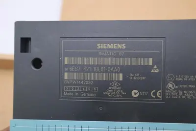 SIEMENS SIMATIC S7 6ES7 421-1BL01-0AA0 PLC INPUT MODULE STOCK K-3845