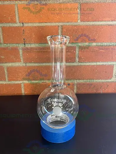 Used CHEMGLASS 1000 ML ROUND BOTTOM FLASK  1.5" SANITARY FITTING Glassware - Other | Equipment Lab #486395