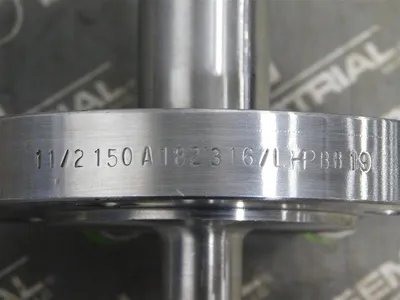 HP 1-1/2" Flanged Thermowell 150 Class A182 316/L Used