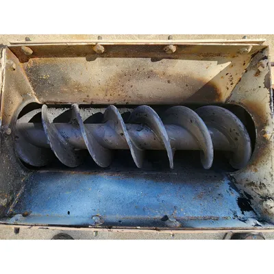 Used 6" Dia. X 18'-6"L Mild Steel Tubular Industrial Screw Auger Conveyor