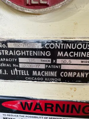 LITTELL S200-60 / 662-7PD Coil Reels & Straighteners | Rygate LLC (7)