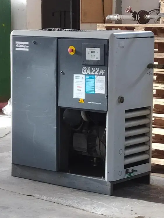 Used 2003 ATLAS COPCO GA 22 Rotary Screw & Sliding Vane Air Compressors CZ | Amaron s.r.o. #1056604