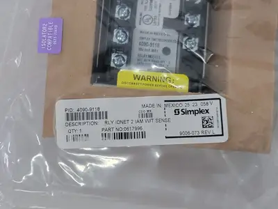 New | in-Stock SIMPLEX 0617996 Misc Electrical & Power Parts British Columbia CA | Lenmark #254169