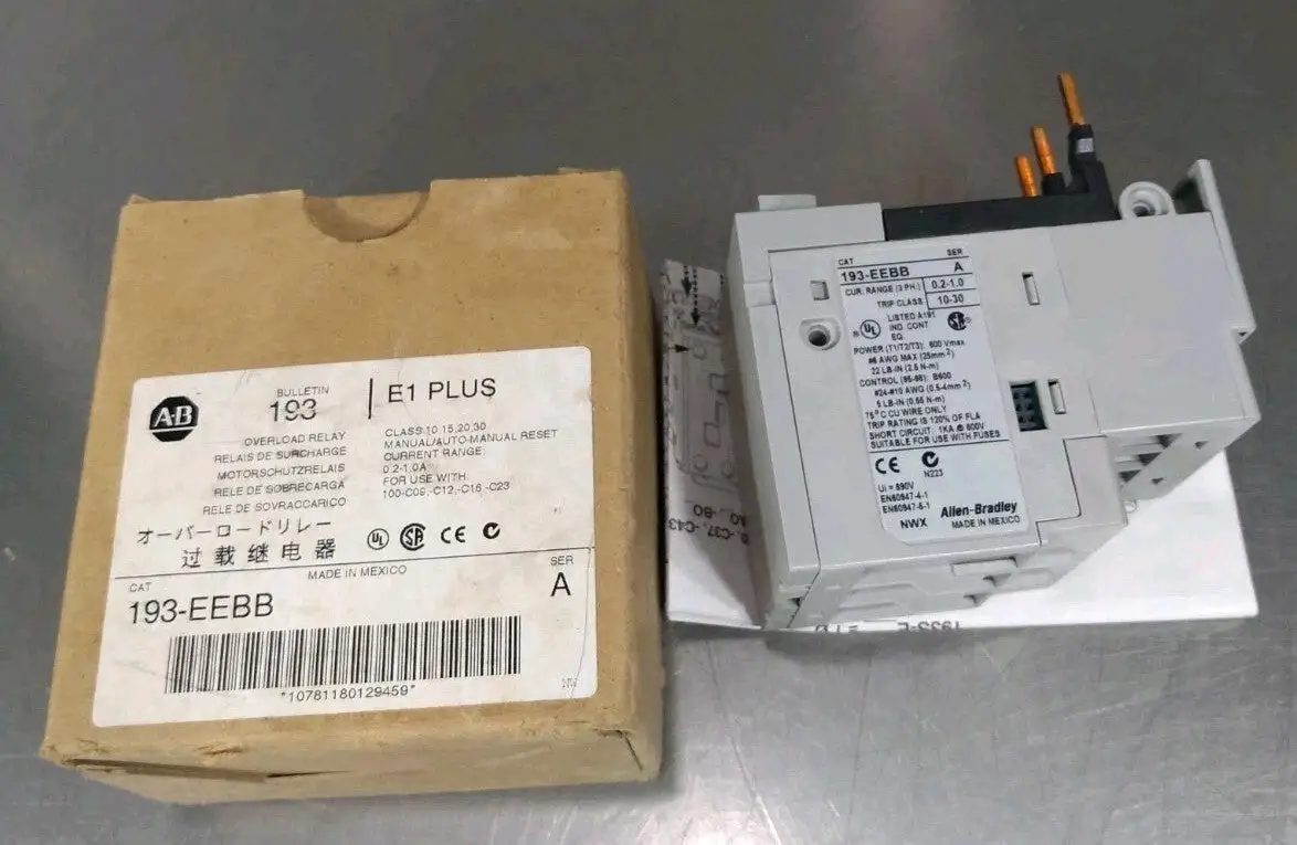 Allen Bradley 193-EEBB/A Overload Relay Loc4E38